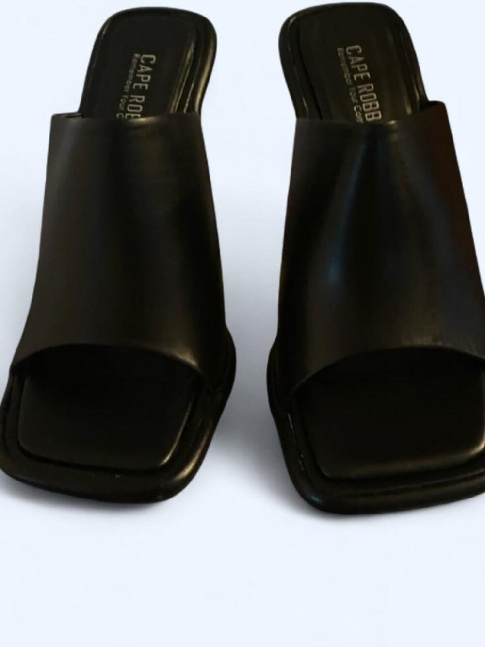 Cape Robbin Women's Black Mules